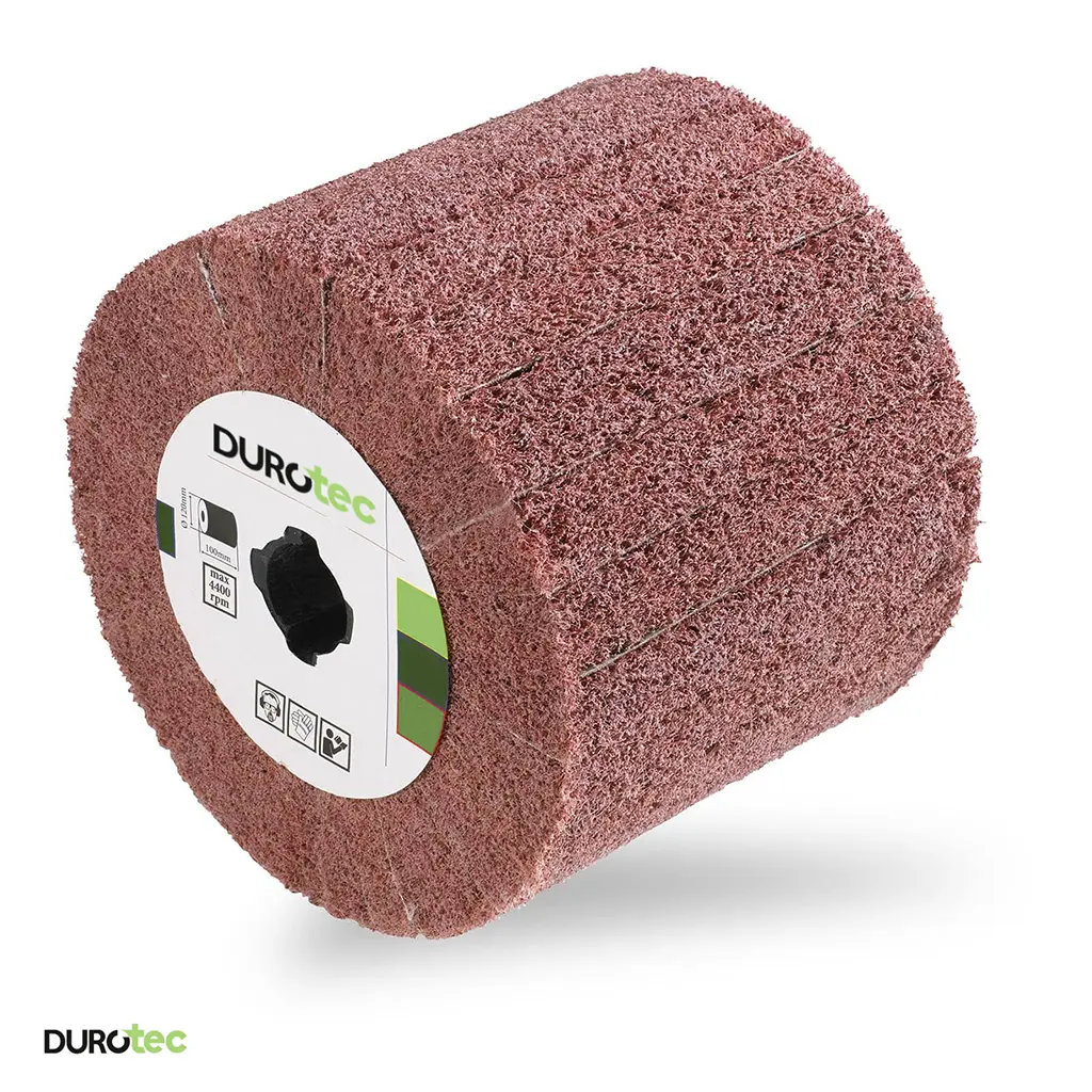 Durotec "DuroCombi" brosse polaire et abrasive 120x100 mm GR80
