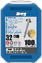 Kreg Pocket-Hole Screws 32 mm, Zinc Coated, Maxi-Loc, Coarse Thread, 100 piece