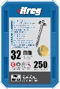 Kreg Pocket-Hole schroeven 32 mm, Zinc Coated, Maxi-Loc, Grof, 250 stuk