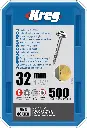 Vis à trous de poche Kreg 32 mm Revêtu de Zinc Maxi-Loc, Filetage épai, 500