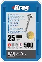 Kreg Pocket-Hole schroeven 25 mm, Zinc Coated, Maxi-Loc, Grof, 500 stuk