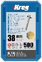 Kreg Pocket-Hole Screws 38 mm, Zinc Coated, Maxi-Loc, Coarse Thread, 500 piece