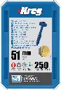 Kreg Pocket-Hole Screws 51 mm, Blue-Kote™, Maxi-Loc, Coarse Thread, 250 piece
