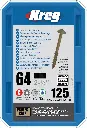 Kreg HD Pocket-Hole Screws 64 mm, Protec-Kote™, Maxi-Loc, Coarse Thread, 125 piece