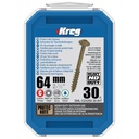Kreg HD Pocket-Hole Screws 64 mm, Protec-Kote™, Maxi-Loc, Coarse Thread, 30 piece