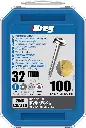 Kreg Pocket-Hole Screws 32 mm, Zinc Coated, Maxi-Loc, Fine Thread, 100 piece