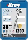 Kreg Pocket-Hole schroeven 38 mm, Zinc Coated, Maxi-Loc, Fijn, 1200 stuk