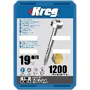 Kreg Pocket-Hole schroeven 19 mm, Zinc Coated, Pan-Head, Fijn, 1200 stuk