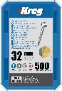 Kreg Pocket-Hole Screws 32 mm, Zinc Coated, Pan-Head, Fine Thread, 500 piece