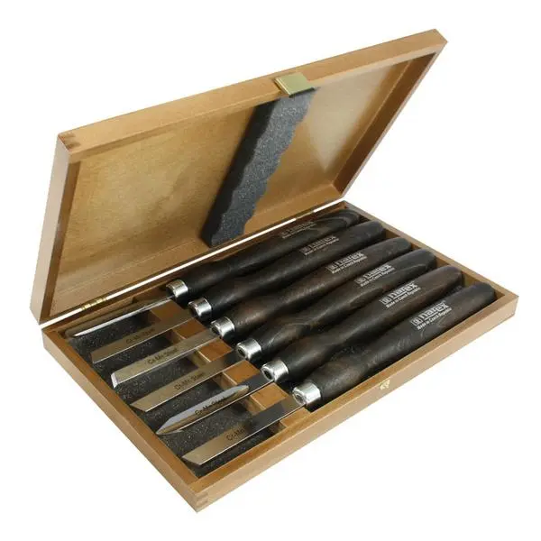 Set of woodturning chisels, STANDARD LINE 6 dílná
