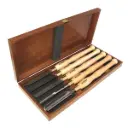 Set of woodturning chisels, HSS LINE PROFI 5 dílná