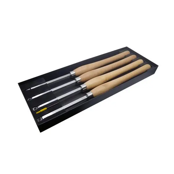 Set of large scrapers with exchangeable tips 4 pcs