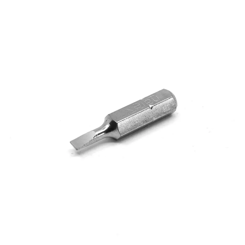 Platte bit, 30 stuks in plastic doos 5,0 x 30 mm