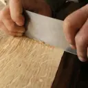 Cabinet scraper PREMIUM, hollow shaped 135 x 50 x 0,7 mm