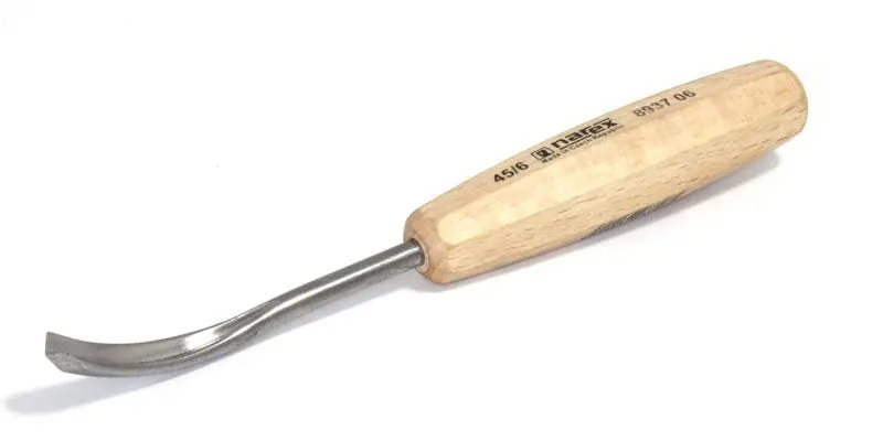Gouge en V courbée 90°, WOOD LINE STANDARD 06 x 90 mm