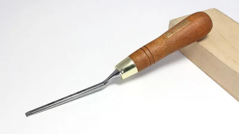 Gebogen hals Steekbeitel, WOOD LINE PLUS 1/4"