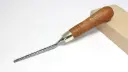 Gebogen hals Steekbeitel, WOOD LINE PLUS 1/4"