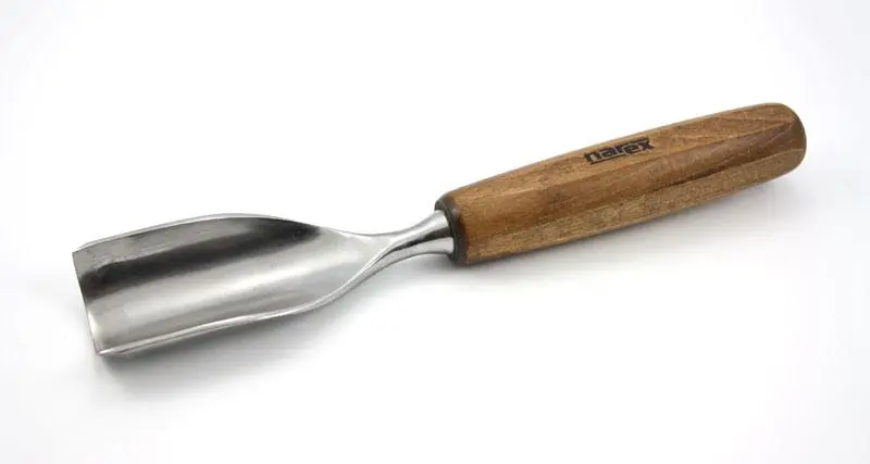 Straight carving chisel profile 9, PROFI 40 mm