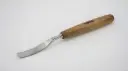 Bent carving chisel profile 1, PROFI 16 mm