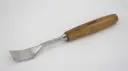 Bent carving chisel profile 1, PROFI 30 mm