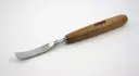 Bent carving chisel profile 3, PROFI 16 mm