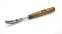 Bent carving chisel profile 41, PROFI 12 mm