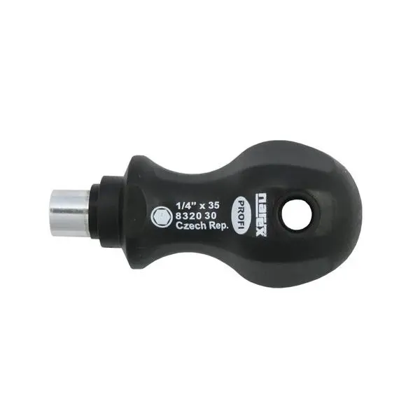 Tournevis magnétique pour embouts, MINI LINE PROFI 1/4" x 35 mm