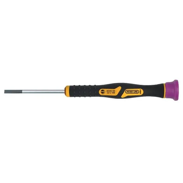 Slotted screwdriver, MICRO LINE PROFI 2,5 x 75 mm