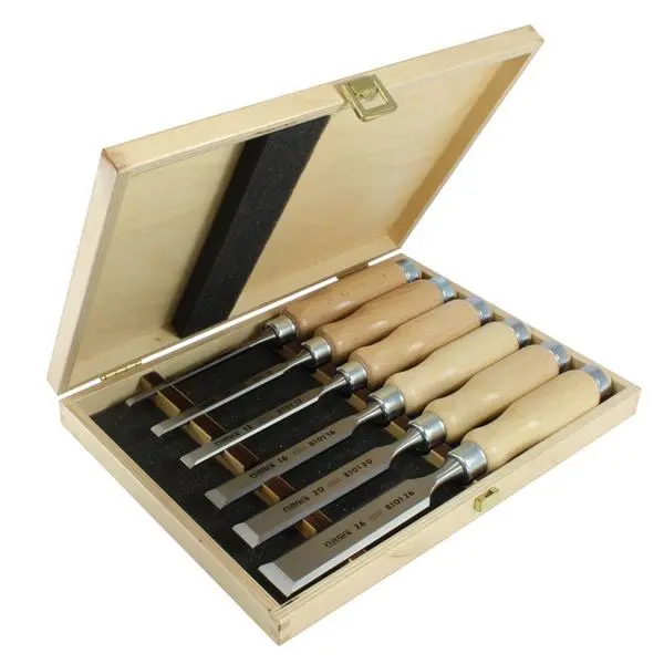 Set of bevel edge chisels, WOOD LINE PROFI 6-10-12-16-20-26