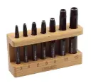 Set van pakkingpons in een standaard 3-4-5-6-8-10-12