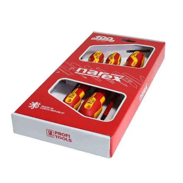 Schroevendraaierset, S LINE ELEKTRO SLIM 6 stuks