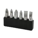 Set van bits 1/4" in een houder 6 stuks