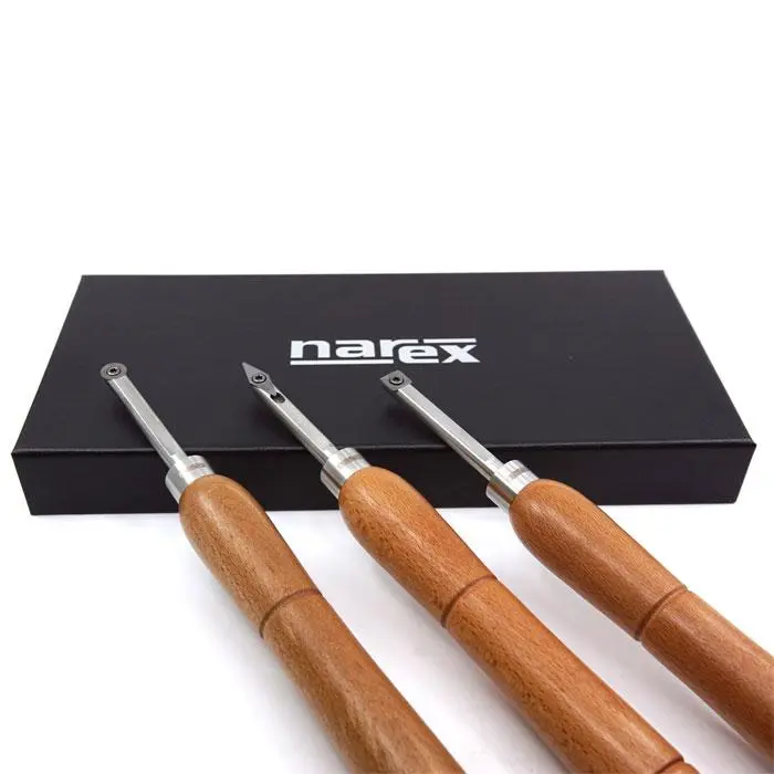 Ensemble d'outils de tournage MINI avec pointes en carbure 3-pcs