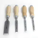 Set of bevel edge chisels, WOOD LINE PROFI 8-10-16-32