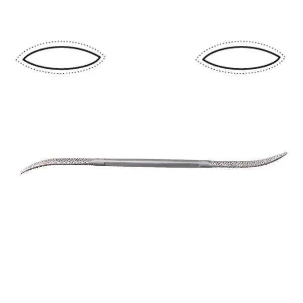 Riffler rasp, type 3 180 mm