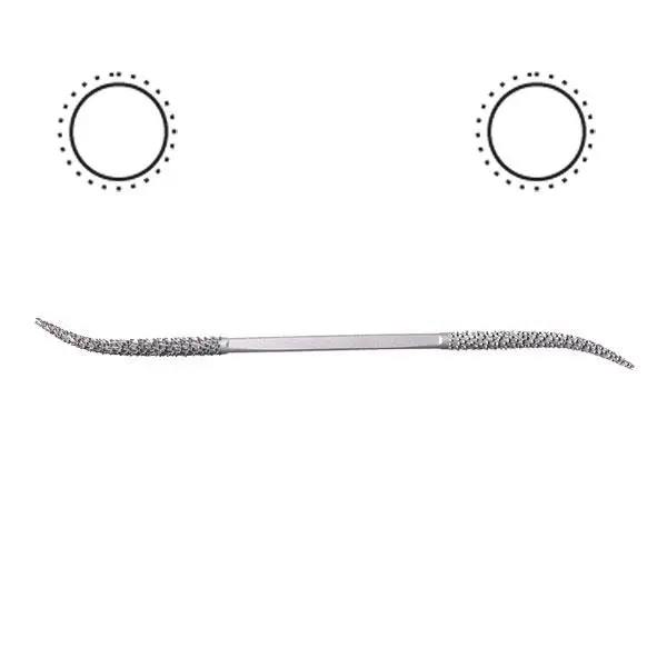 Riffler rasp, type 6 180 mm