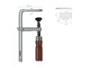 PIHER TMM-20 cm Cast iron clamp