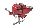 PIHER Mobiele bankschroef met vierkante bekken - 6,5cm