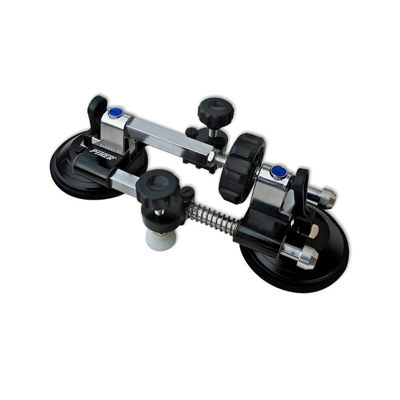 PIHER Dubbele zuignap met schroef mechanisme - Ø11,7cm