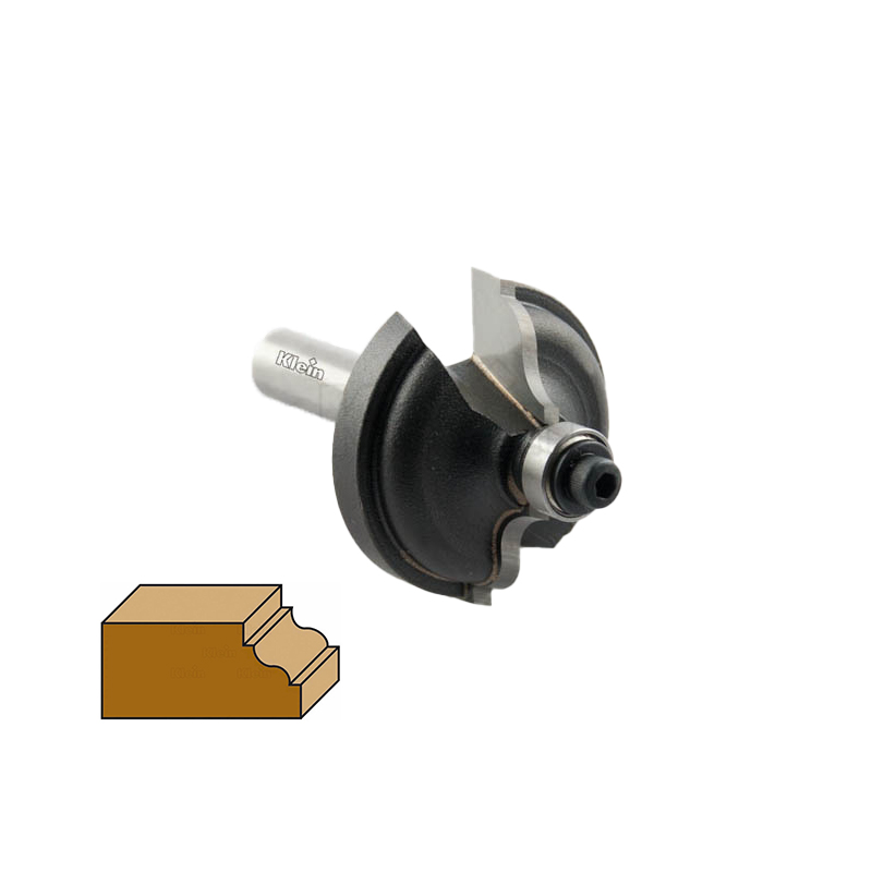 Sistemi Klein HW OGEE BIT S=8 D=35 R=4 RH+B/BEARING