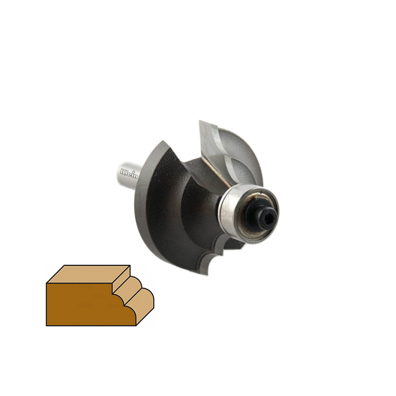 Sistemi Klein HW MOULDING BIT S=8 D=35 R=5,5 RH+B/BEARING