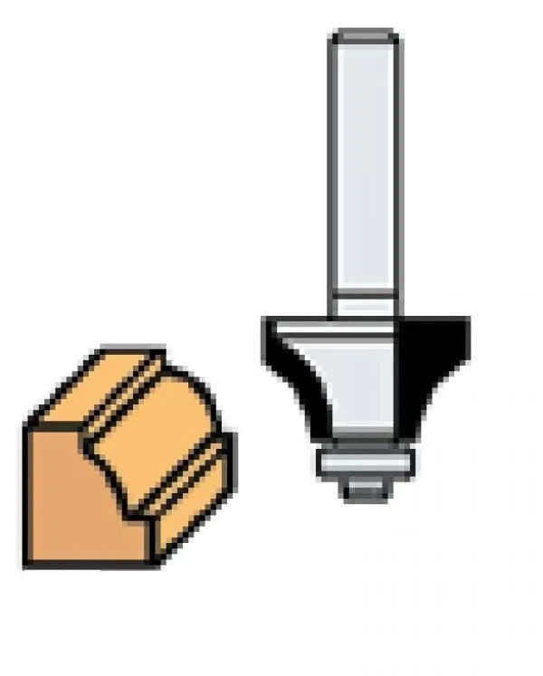 Virutex CARBIDE BEADING BIT W/ PILOT D.26