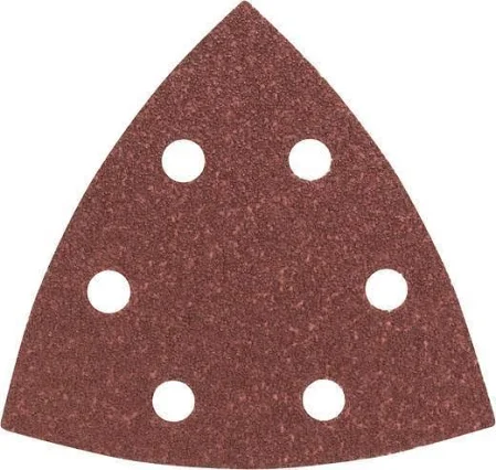 Virutex pak 8 delta schuurvellen K120 velcro geperforeerd