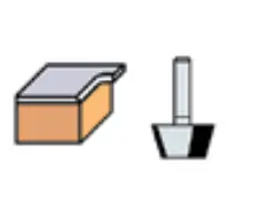 verzinkfrees Ø22 mm, 30°