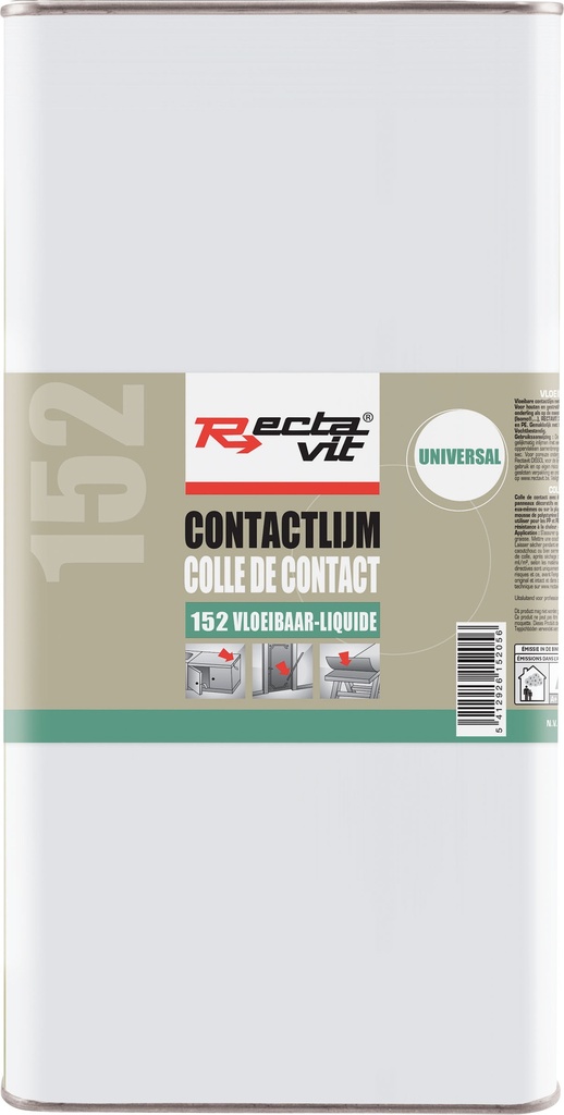 contactlijm 152 Universal Vloeibaar Beige/Geel 5L