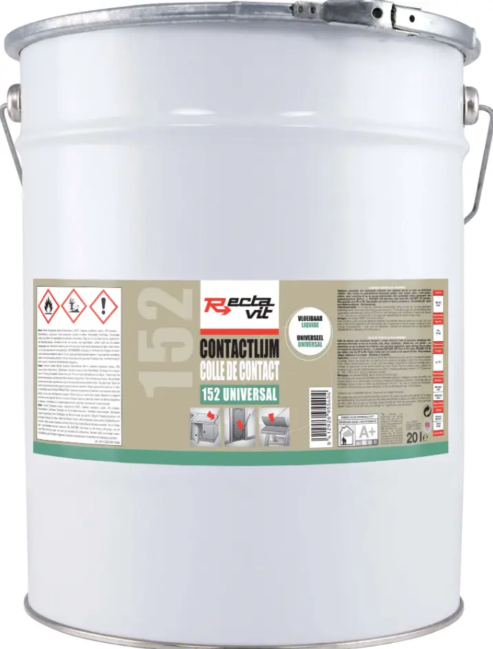 contactlijm 152 Universal Vloeibaar Beige/Geel 20L