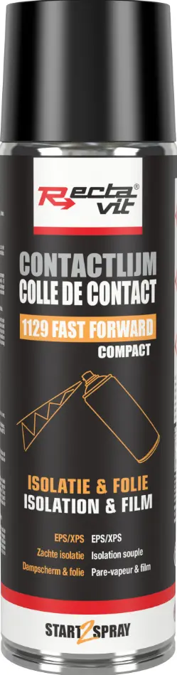 Spuitlijm Aerosol Fast Forward Compact Transparant 0,5L
