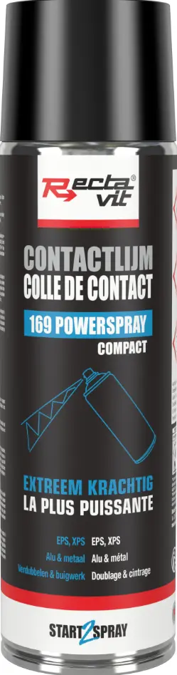Spuitlijm Aerosol PowerSpray Compact Transparant 0,5L