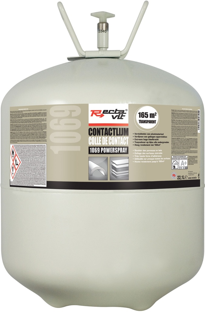 Spuitlijm Canister PowerSpray Transparant 22,1L