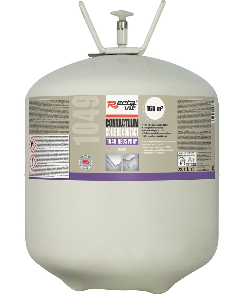 Colles Pulvérisables Canister 1049 NeoSpray  Rose 22,1L